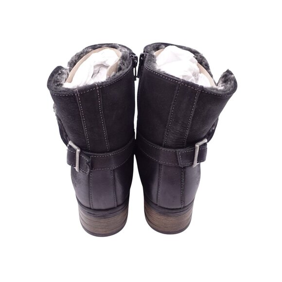 SOLD ❤️ Taos Combo Boots Sz 39 US 8-8.5 Black Leather - Picture 7 of 14